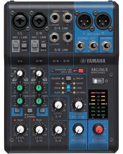Yamaha MG06X 6-Input Mixer with Built-In Effects