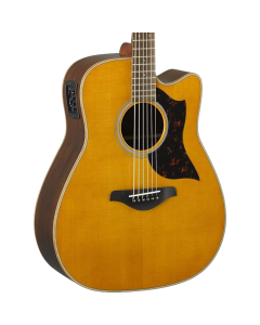 Yamaha Folk Cutaway Acoustic Electic Guitar - Rosewood - Vintage Natural