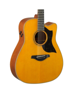 Yamaha Small Body Cutaway Acoustic Electric Guitar - Mahogany - Vintage Natural