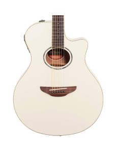 Yamaha APX600VW Acoustic-Electric Guitar Vintage White TGF33