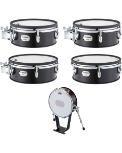 Yamaha DTP10 XBF Tcs Drum Pad Set For Dtx10K-X Black Forest; With Xp125 Sd-X, Xp105T-X (X2), Xp125T-X, Kp128 Kick Tower Pad, Cl940Mb (X3)