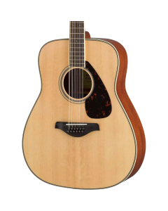 Yamaha Natural Fok Guitar Solid Top 12-String Acoustic Guitar