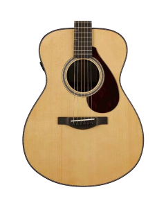 Yamaha Fs Concert-Size Folk Acoustic Guitar. W/Atmosfeel Pickup System; Adirondack Spruce Top; Indian Rosewood Back And Sides; Hardshell Case; Natural