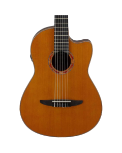 Yamaha Ncx - Acoustic-Electric Classical Guitar; Solid Cedar Top; Solid Walnut Back And Sides; Mahogany Neck; Ebony Fingerboard; Atmosfeel (Undersaddle Pickup + Contact Sensor + Mic); Carry Bag  Natural