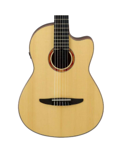 Yamaha Ncx - Acoustic-Electric Classical Guitar; Solid European Spruce Top; Solid Walnut Back And Sides; Mahogany Neck; Ebony Fingerboard; Atmosfeel (Undersaddle Pickup + Contact Sensor + Mic);  Carry Bag; Natural
