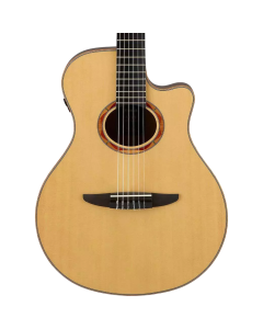Yamaha Ncx - Acoustic-Electric Classical Guitar; Solid Sitka Spruce Top; Solid Walnut Back And Sides; Mahogany Neck; Ebony Fingerboard; Atmosfeel (Undersaddle Pickup + Contact Sensor + Mic); Carry Bag;  Natural