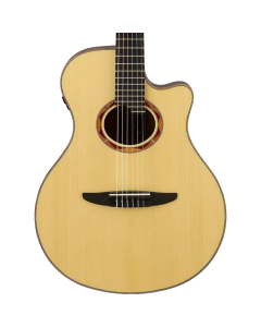 Yamaha Ntx - Acoustic-Electric Classical Guitar; Solid European Spruce Top; Solid Walnut Back And Sides; Mahogany Neck; Ebony Fingerboard; Atmosfeel (Undersaddle Pickup + Contact Sensor + Mic);  Carry Bag; Natural