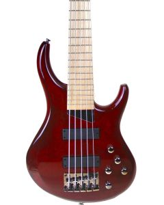 MTD KZ5MP Kingston Z5 5 String Electric Bass. Trans Cherry