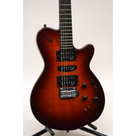 Godin xtSA Synth Access 3 Voice Electric Guitar Light Burst Flame