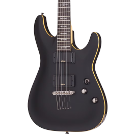 Schecter DEMON-6 Electric Guitar Aged Black Satin. TGF33
