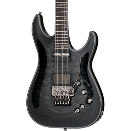 Schecter Hellraiser Hybrid C-1 FR S Electric Guitar. Trans Black