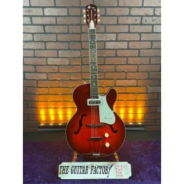 Harmony Rocket H53 1967 Red Burst Single Cut Semi Hollow Body Electric Guitar w Gig Bag SN0924