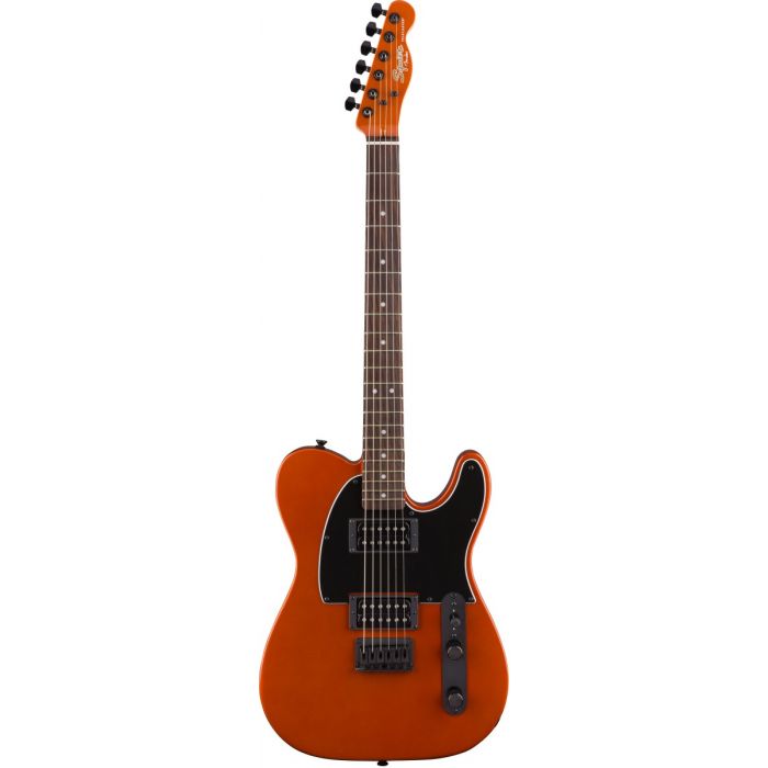 半額ストア Headstock Matching with Guitar Electric HH Telecaster Affinity Squier  Orange Metallic ギター
