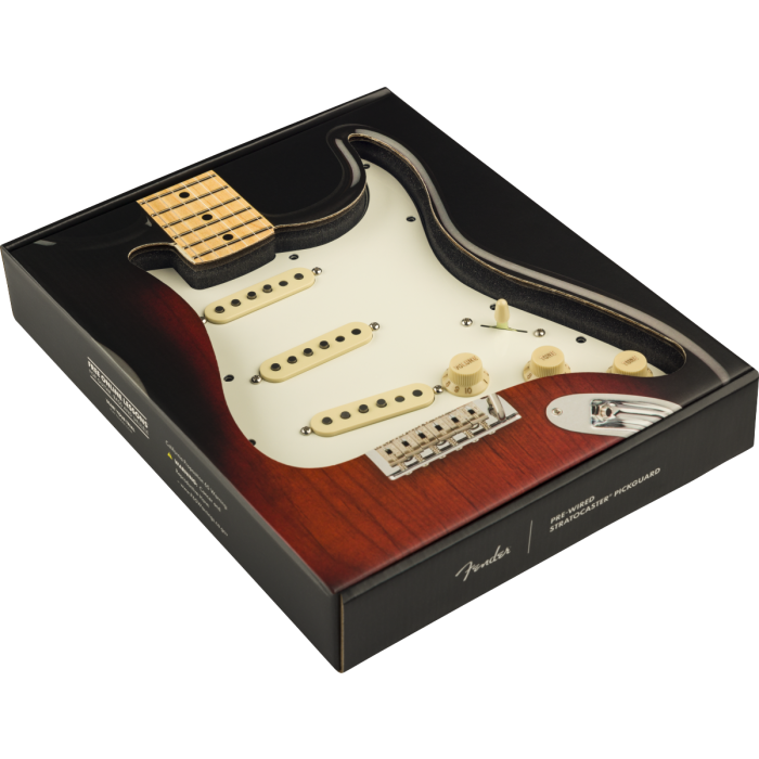 Fender Pre-Wired Strat Pickguard, Pure Vintage '65 w/RWRP