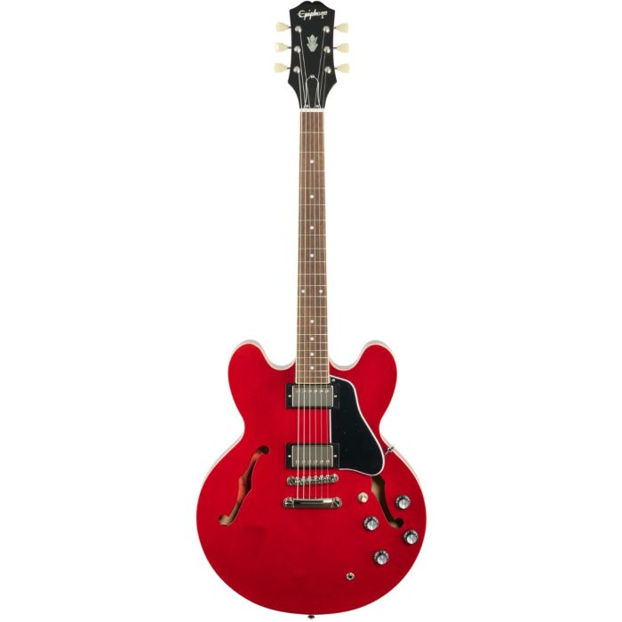 Epiphone ES 335 Figured Semi Hollowbody Electric Guitar Cherry with Laurel Fingerboard