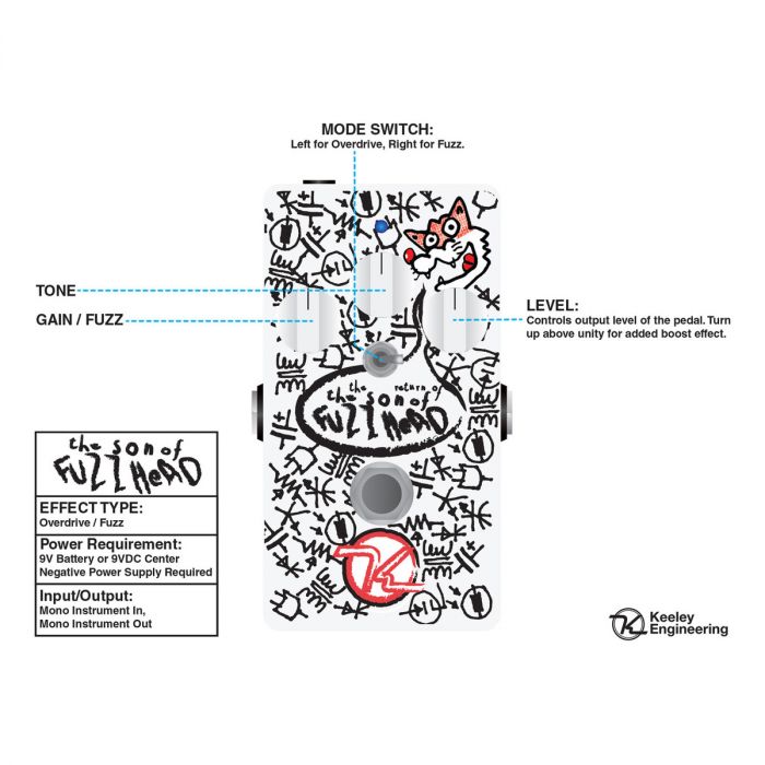 Keeley Son of Fuzz Head - エフェクター