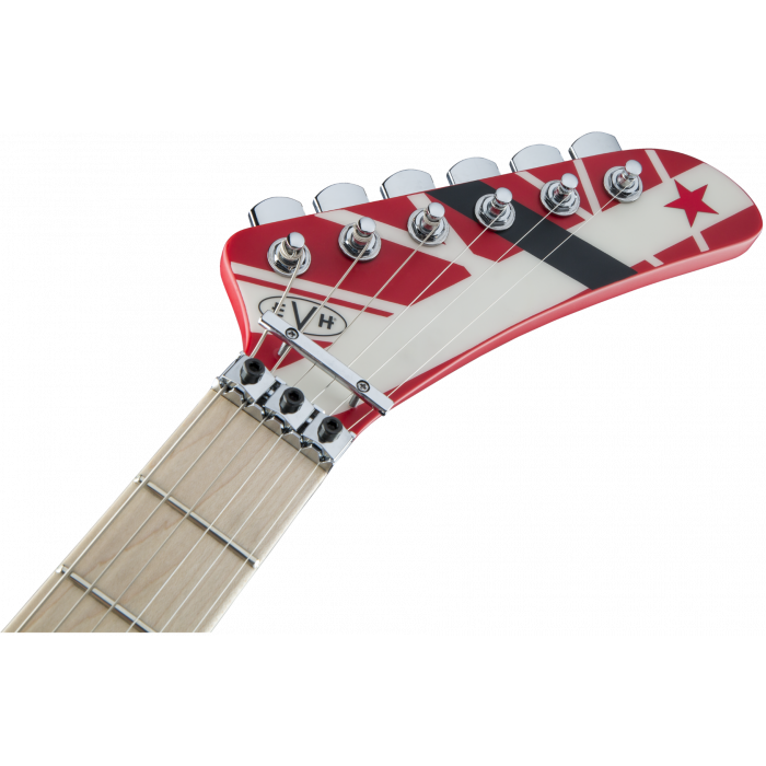 Electric　And　Guitar　EVH　Stripes　5150　Series　Striped　White　Red,　Black,