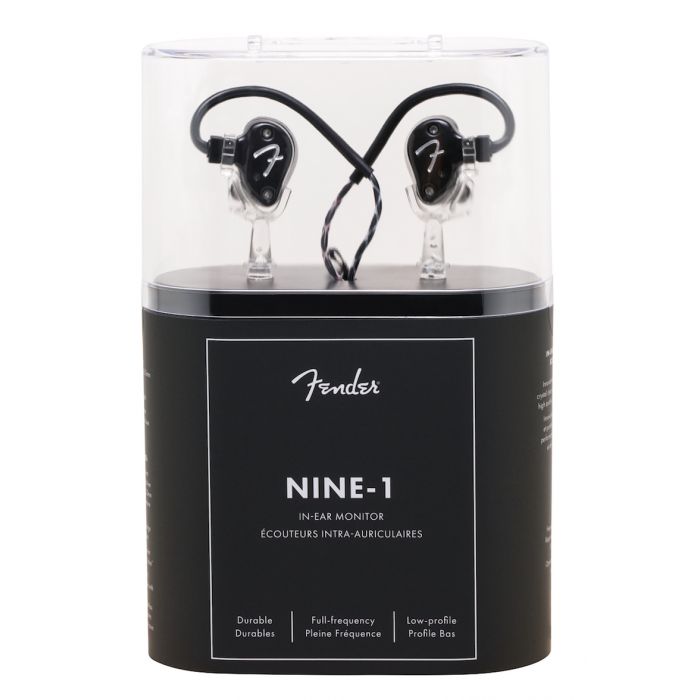 Fender IEM Nine 1 In Ear Monitor. Black Metallic