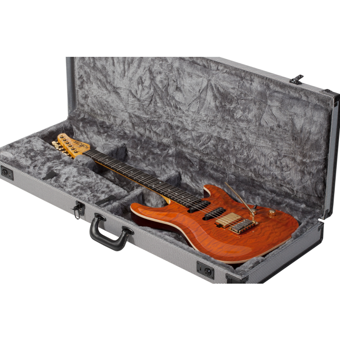 Schecter California Classic Electric Guitar. Transparent Amber