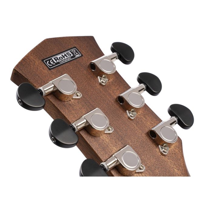 Cort COREOCOTPB Core Series Spruce Acoustic Electric Guitar. Open Pore Trans Black