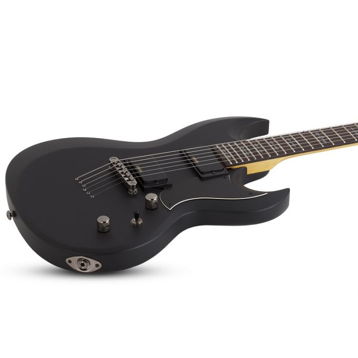 Schecter Demon S-II 6-String Electric Guitar Aged Black Satin