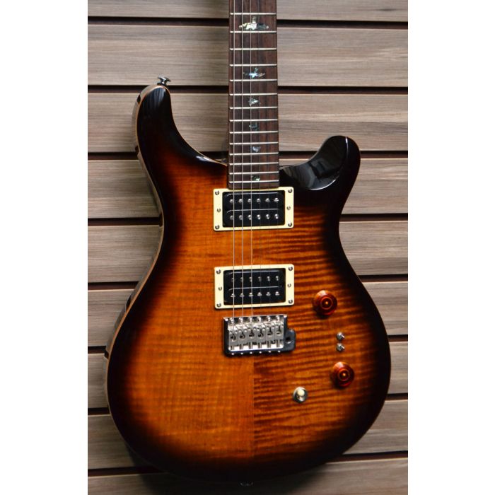 Prs se 35th anniversary custom 24 electric guitar black gold burst cheap