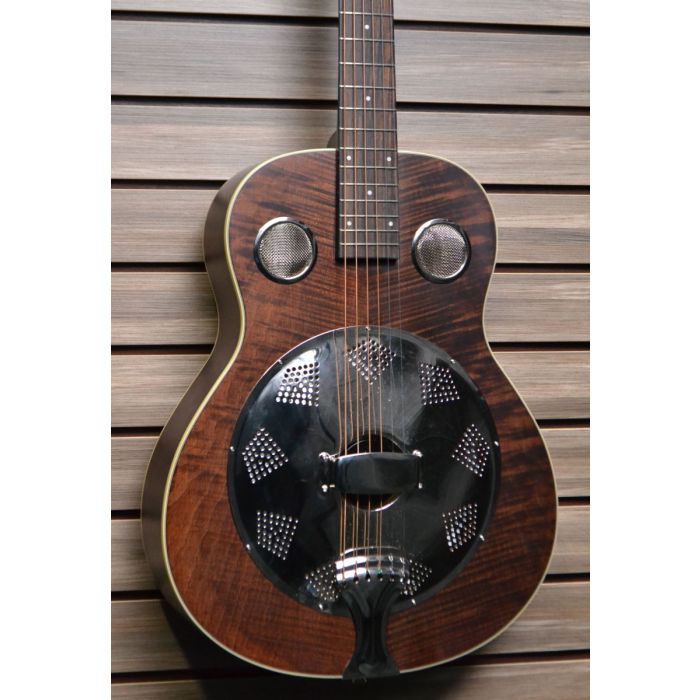 Fender Brown Derby Resonator Natural Demo Model SN0143