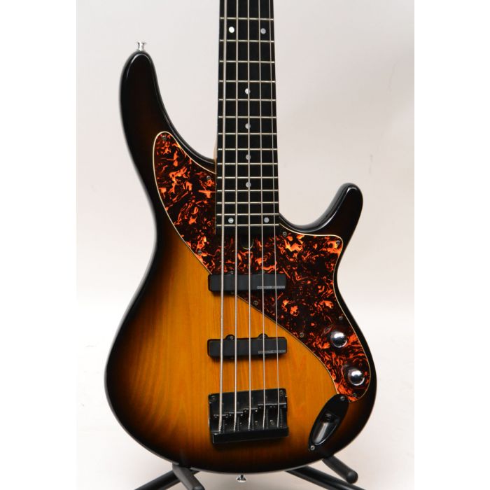 Aria Pro II Avante Steve Bailey 5 String Bass 90's Sunburst Excellent! W/  BAG SN 1280