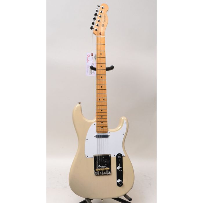 Fender Limited Edition Whiteguard Stratocaster Electric Guitar Vintage Blonde W CASE