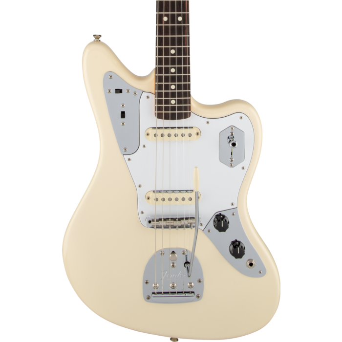 Fender Johnny Marr Jaguar Electric Guitar. Rosewood FB Olympic White