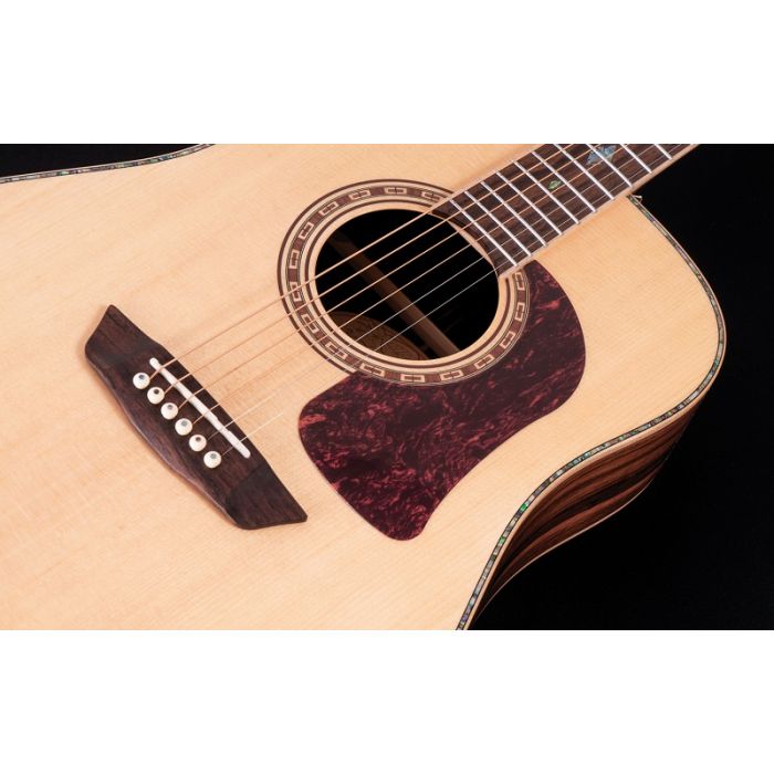 Washburn HD80S-L Heritage Elite HD80 Dreadnought Acoustic Guitar