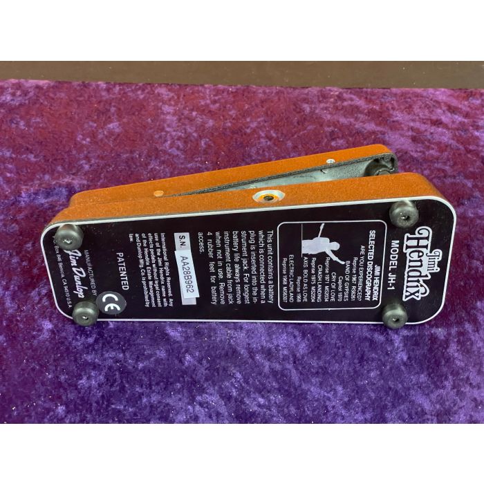 Dunlop JH-1 Jimi Hendrix Signature Wah 1990 - 2005 - Black