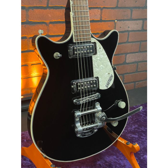 Gretsch 125th Anniversary G5245T DOUBLE JET BLACK Electric Guitar w/ Gig  Bag SN0903