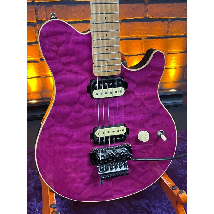 Sterling AX40 by Ernie Ball Music Man - Rare Magenta Transparent