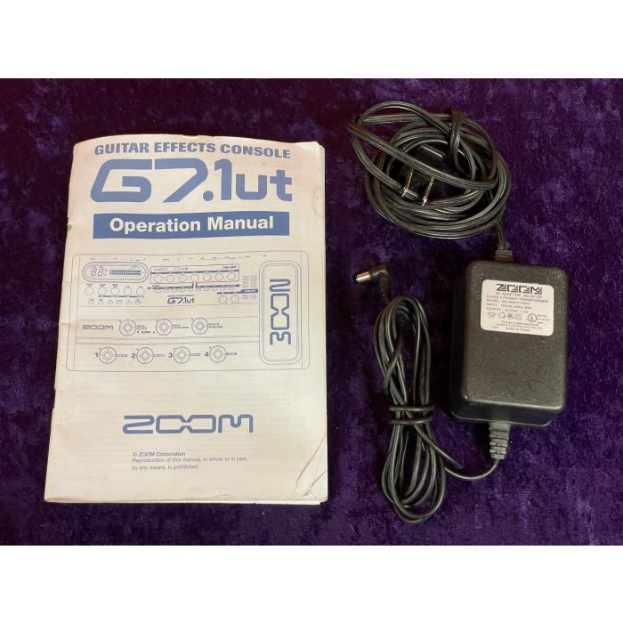 Zoom G7.1ut - Tube Multi Effects Pedal Processor w/Power
