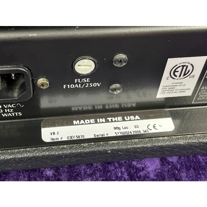 PEAVEY VB-2 ALL TUBE ベースアンプヘッド Open Box Peavey Tour VB-2 Tube Bass Amp Head | Guitar Center