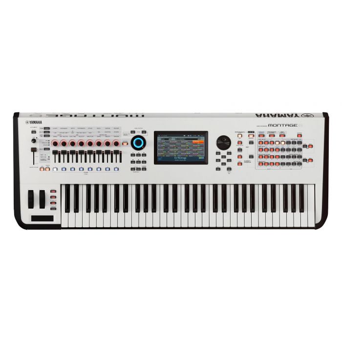 ぽんきちYAMAHA MONTAGE 6 ホワイト シンセサイザー Yamaha Montage 6 61-Key Flagship Synthesizer White | Guitar