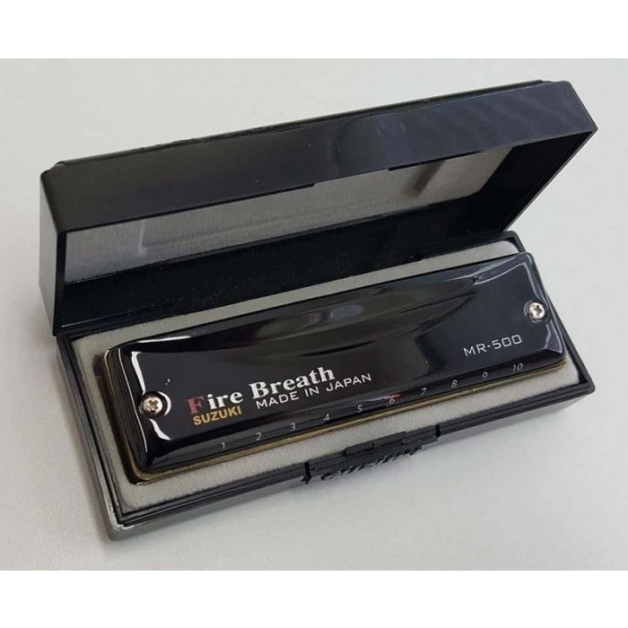 Suzuki MR-500-HG Firebreath Harmonica. Key of High G