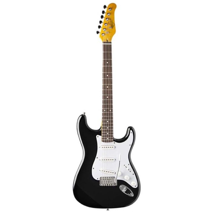 Oscar Schmidt OS-30-BK 3/4 Size Electric Guitar. Black