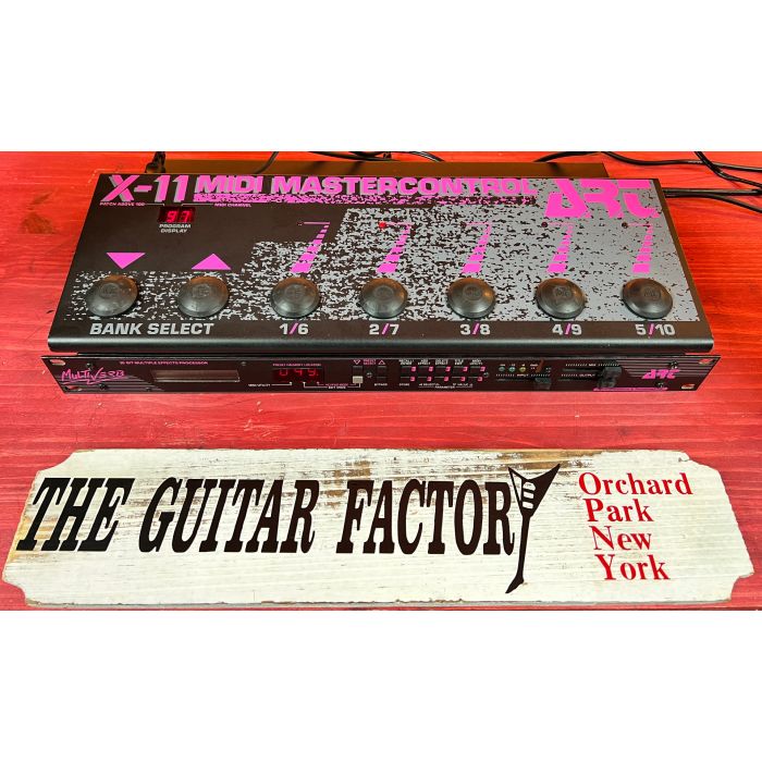 ART Multiverb Rack Effects w/ ART X11 Midi MasterControl Foot Pedal SN0425