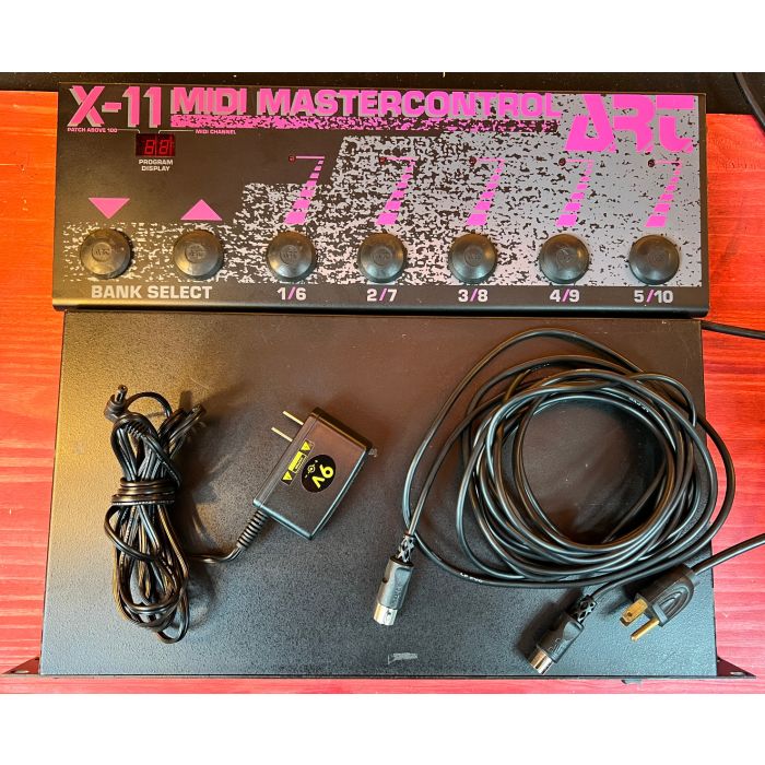 ART Multiverb Rack Effects w/ ART X-11 Midi MasterControl Foot Pedal SN0425