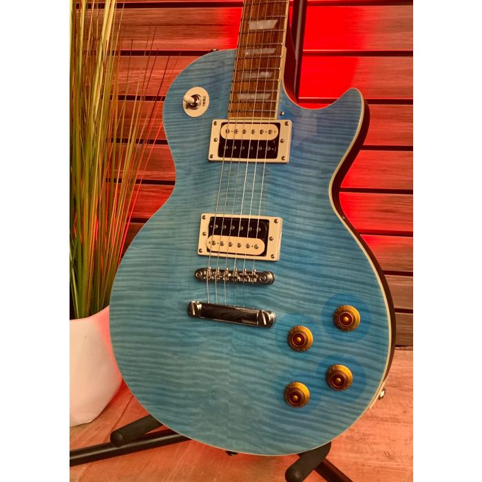 Epiphone les paul traditional deals pro ii ocean blue