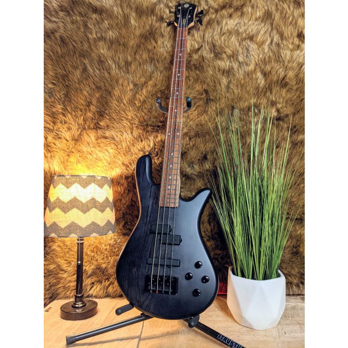 Spector LG4CLSABKS Legend 4 Classic Bass Guitar in Trans Black Matte with  Solid Ash Body, 2020, MINT! SN0062
