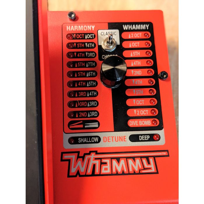 Digitech Whammy V-01 5th Generation Mint with Power Supply. SN0623