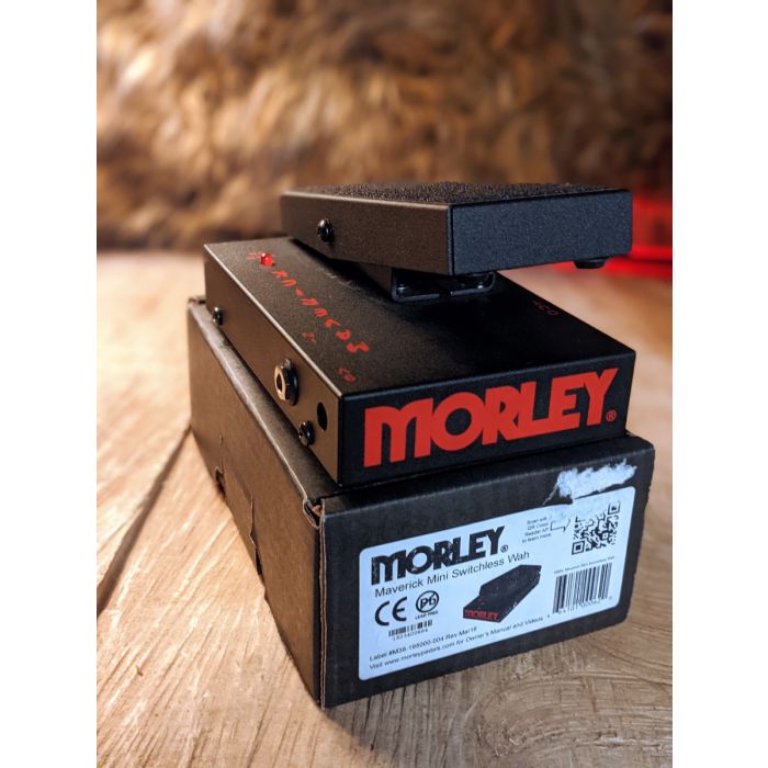 Morley Maverick Mini Switchless Wah Guitar Effects Pedal with Box. SN