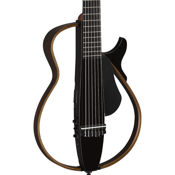 Yamaha SLG200N-TBL Nylon Silent Guitar Trans Black TGF11