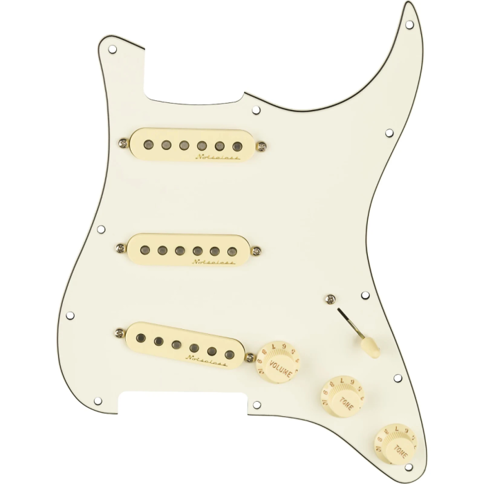Fender Pre-Wired Strat Pickguard, Vintage Noiseless SSS