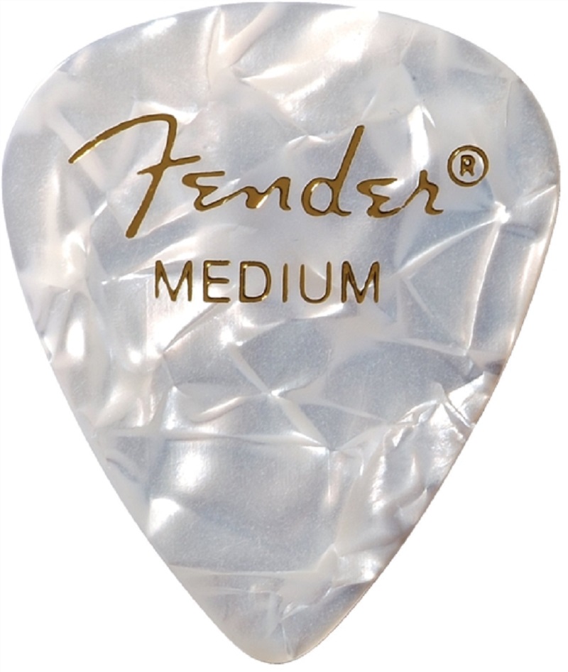 Fender 351 Premium Celluloid Guitar Picks, 12 Pack, White Moto, Medium eBay