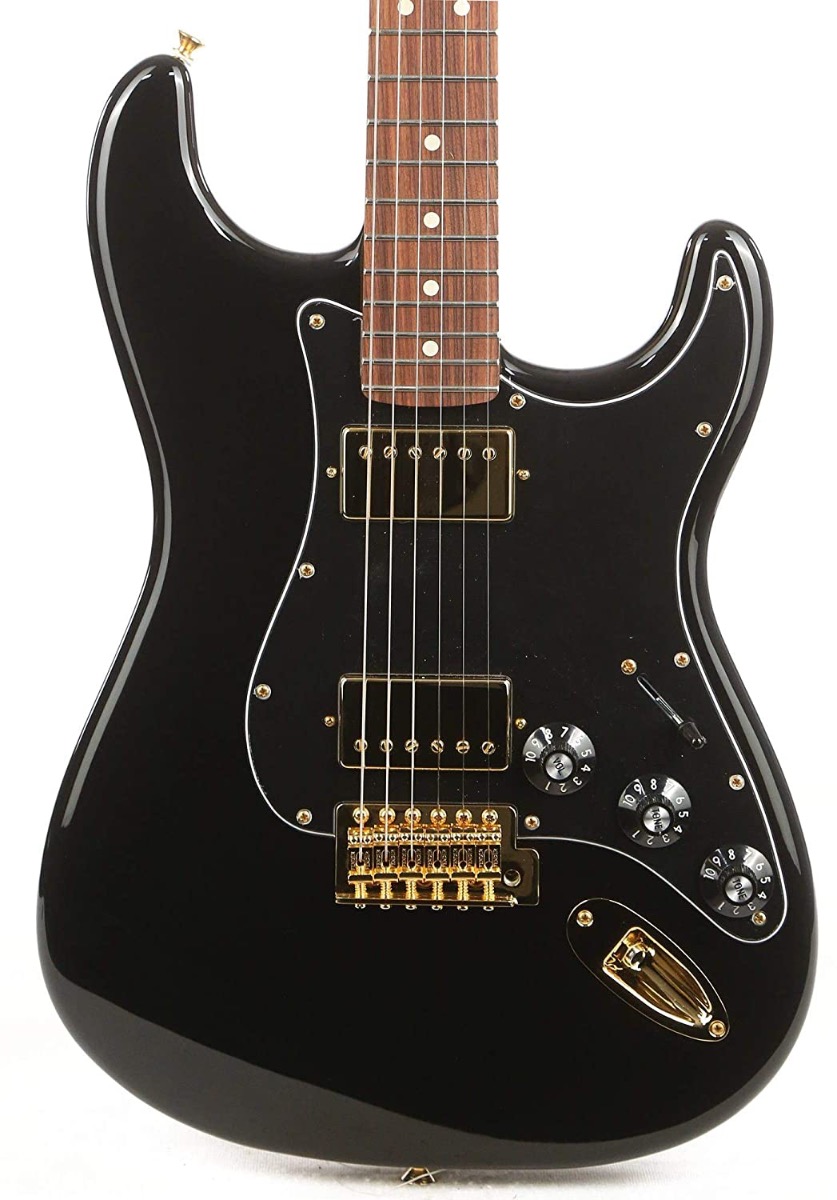 Fender Limited Edition Mahogany Blacktop Stratocaster Electric Guitar ...