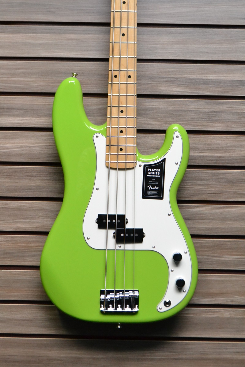 Fender Limited Edition Player P Bass Electron Green 885978345533 Ebay 4437